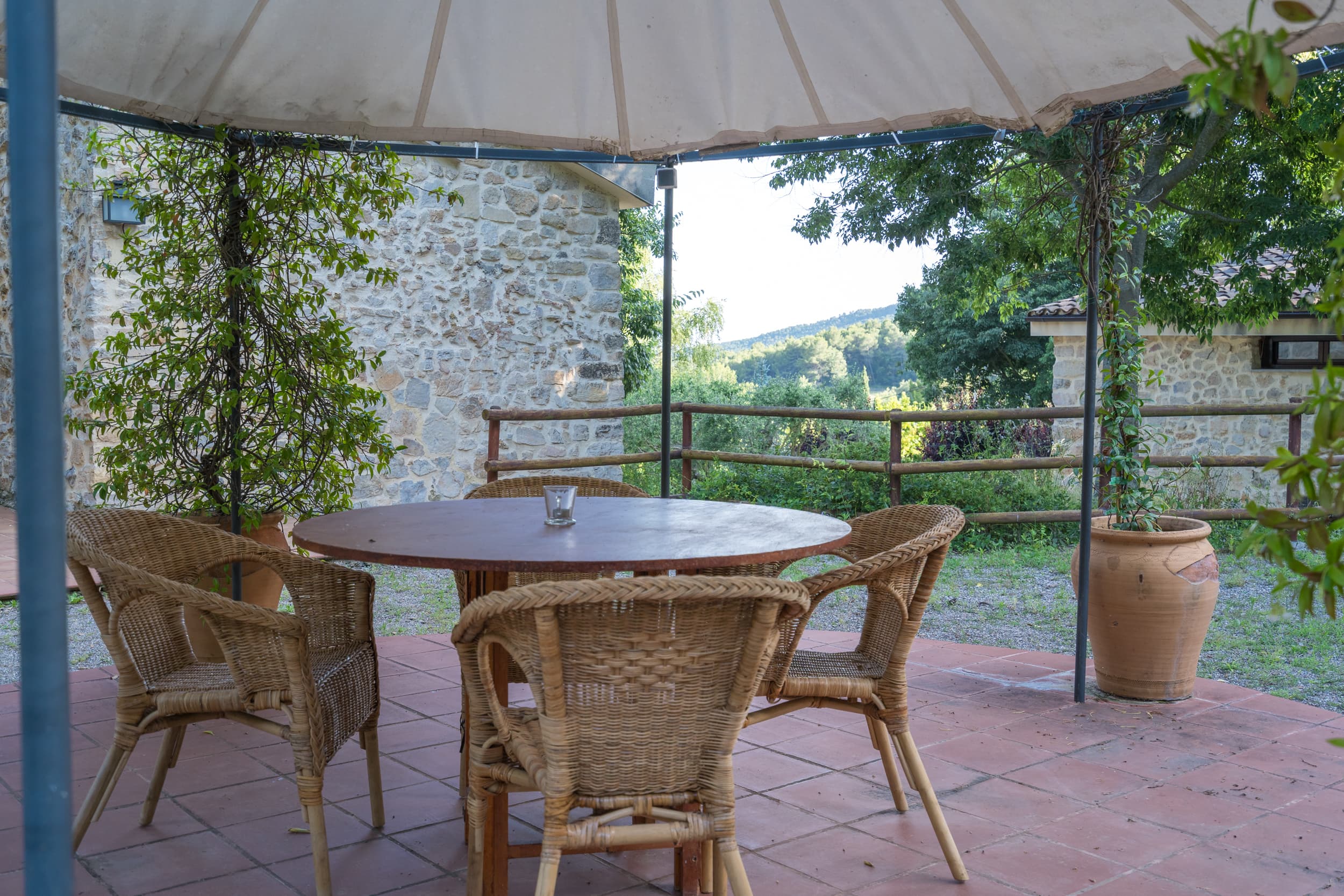 Terrasse im Grünen